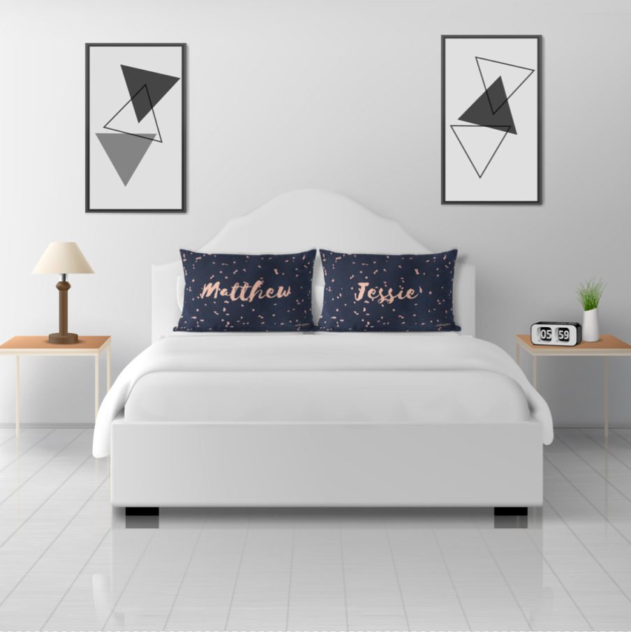 Lindsey Pillowcases by ATD. Personalised pillowcases